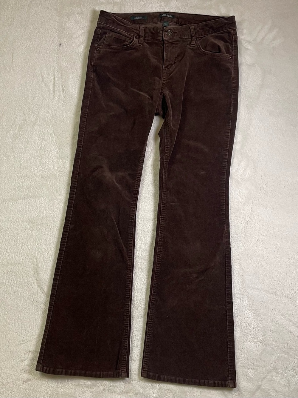 wild fable Brown Low Rise Waist Flared Corduroy Pants size 6